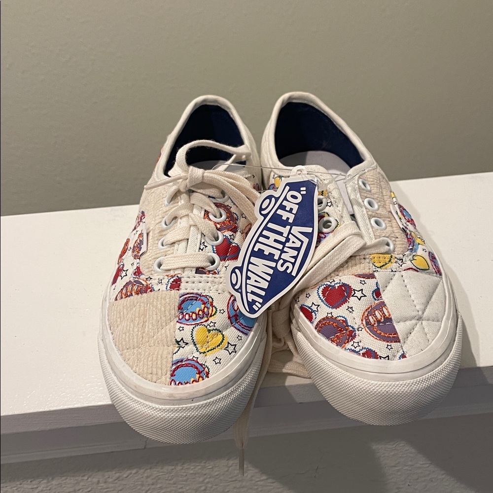Vans Authentic 44 DX Positivity Patchwork/Blanc De Blanc size 5.5 women nwt - Picture 3 of 6